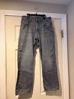 Mavi Men's Straight Jeans in Faded Gray 32